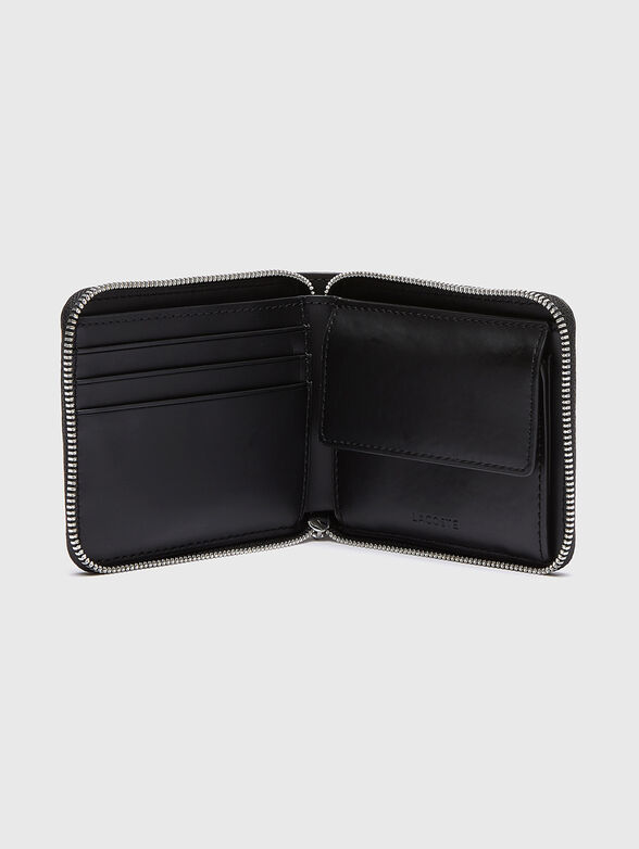 Zip wallet with monogram print - 1