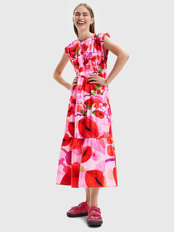 TULIP-LACROIX dress with art print - 1