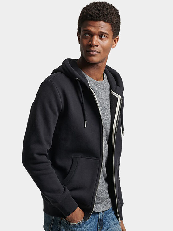Sweatshirt with pockets and logo detail - 1