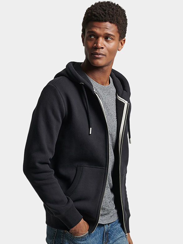 Sweatshirt with pockets and logo detail - 1