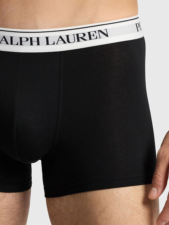 Set of three pairs of boxers with logo accents - 3