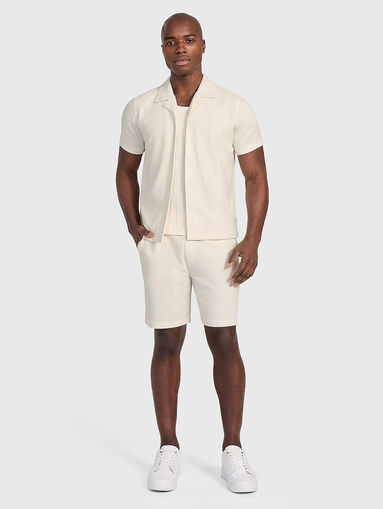 BARON shorts with embossed texture - 5