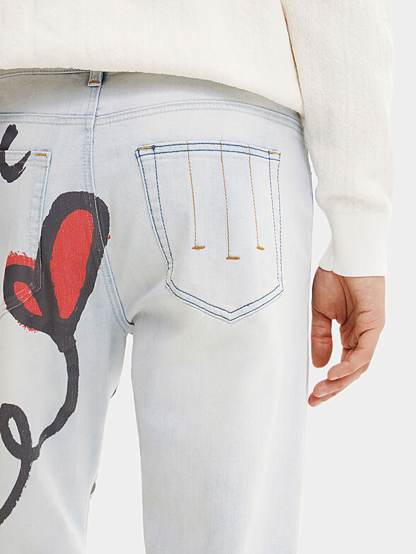 FARGO jeans with contrasting print - 2