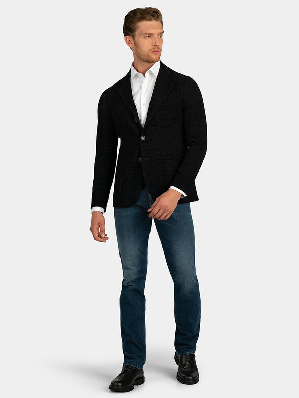 Black viscose blaser - 4