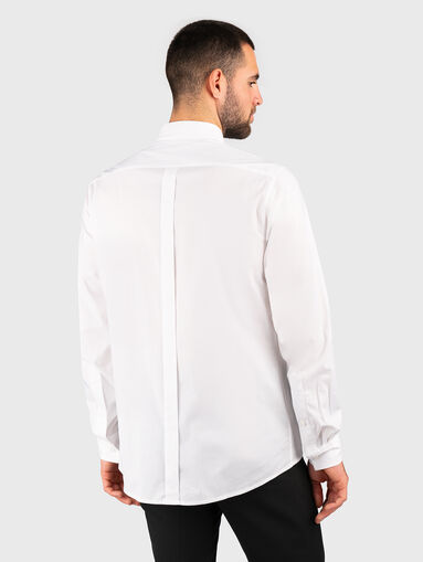 White shirt with accent zips - 3