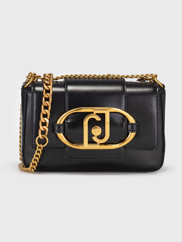 Crossbody bag with metal logo  - 1