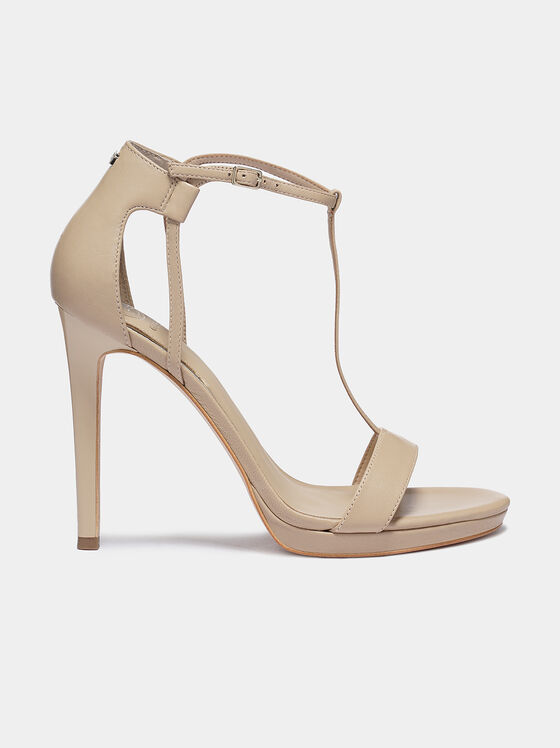 TECRU Beige leather sandals - 1