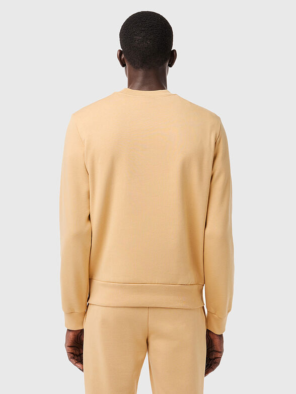 Black sweatshirt with logo accent  - 3