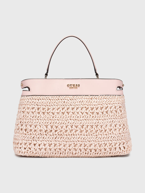 LIGURIA bag with knitted texture - 1