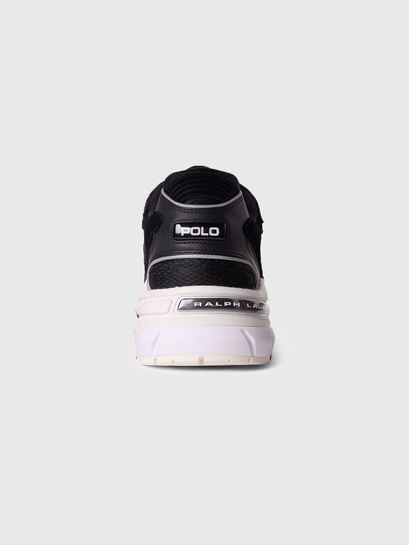 Sports shoes with mesh details and logo - 2