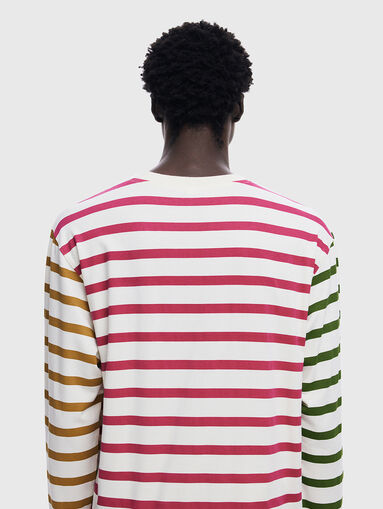 CAROLINAN blouse with multicoloured stripes - 3
