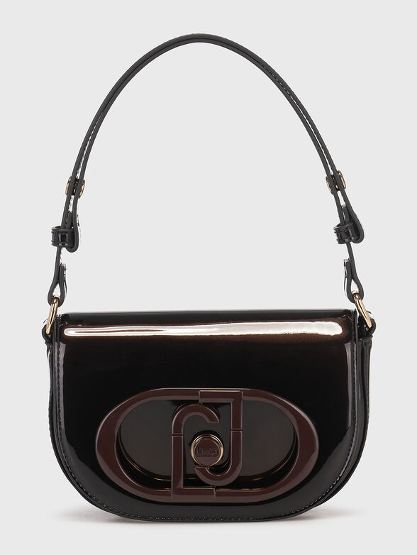 Dark brown bag with logo accent - 1