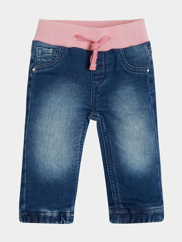 Jeans with elastic waistband - 1