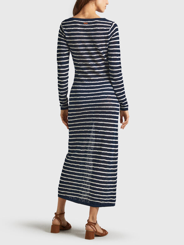 Striped dress with buttons - 1