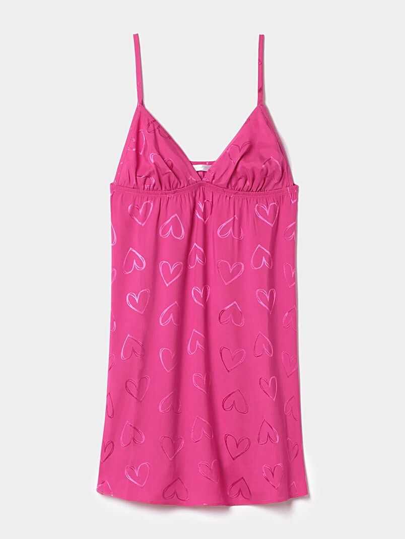 MY HEART nightgown in fucsia color - 3