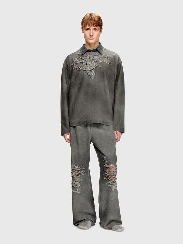 S-RUBEN sweatshirt with ribbed details - 2