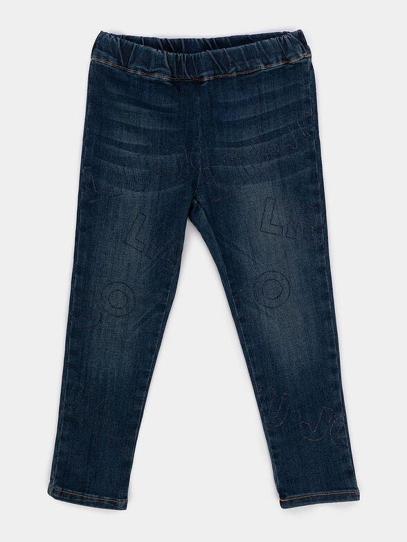 Jeans with logo print - 1