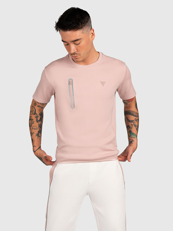 Μπλουζάκι ZEKE σε ροζ χρώμα - 1