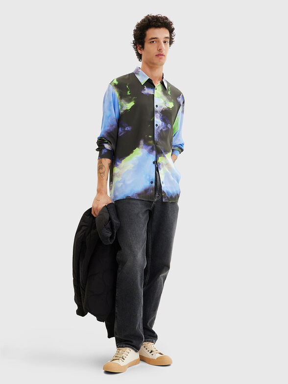 LUX shirt with multicolored print - 1