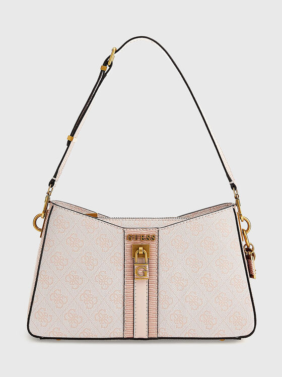 GINEVRA black bag with monogram logo print - 1
