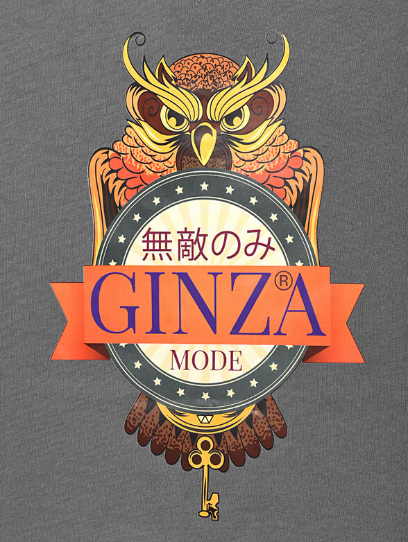 GMTS007 Grey t-shirt with art prints - 4