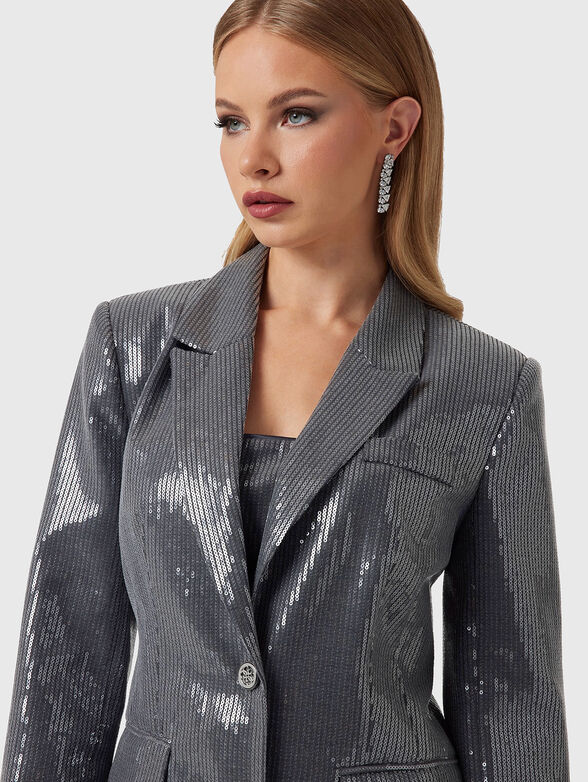Blazer with sequins - 3
