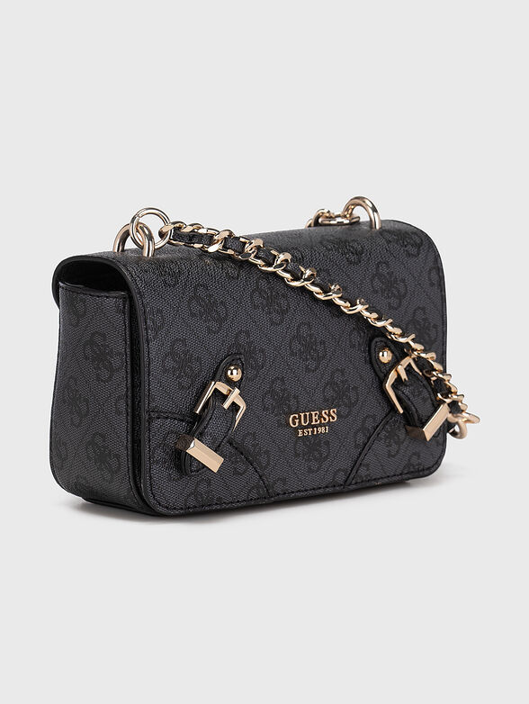 DIDI grey crossbody bag with monogram print - 6