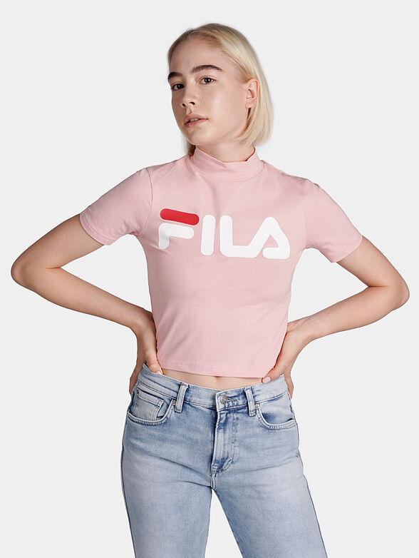 Black cropped tee - 1