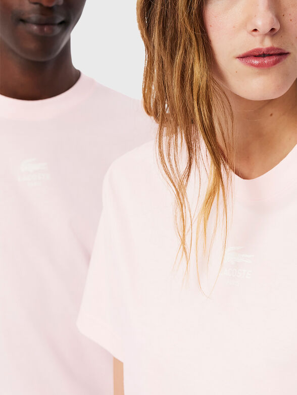 Cotton T-shirt with logo print - 4