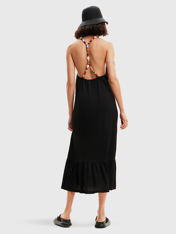 Black dress with bare back - 1
