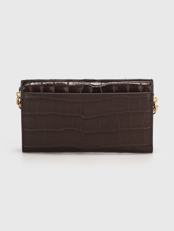 Black leather crossbody bag - 3