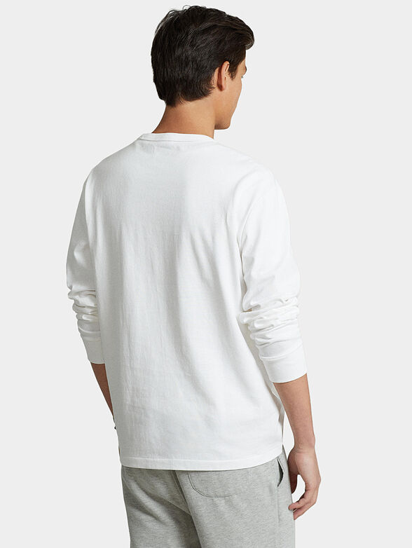 Long sleeve cotton blouse - 3