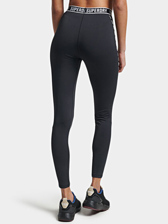 TRAIN leggings with contrasting logo detail - 2