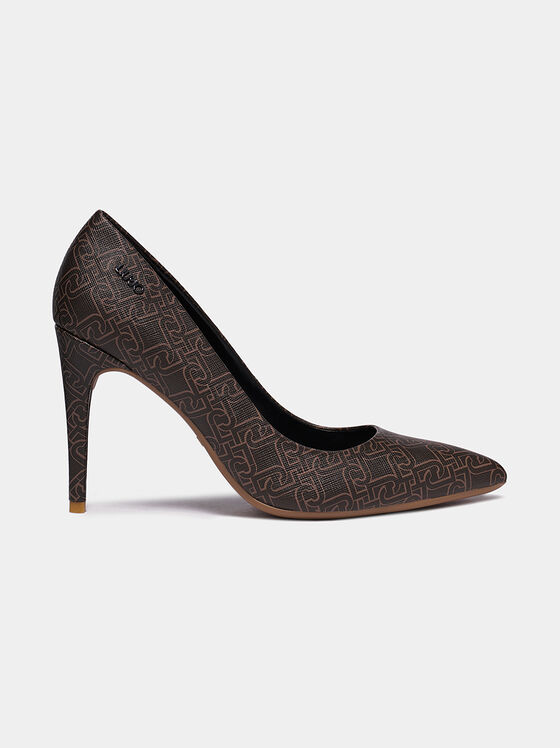 VICKIE Court shoes with logo print - 1