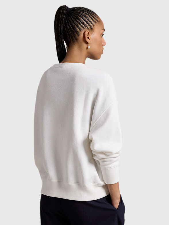 Polo Bear sweathirt  in white - 2