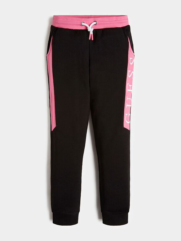 Sports pants with animal print - 1