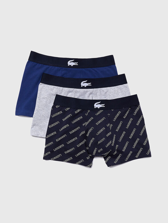 Set of three boxers with accent logo - 1
