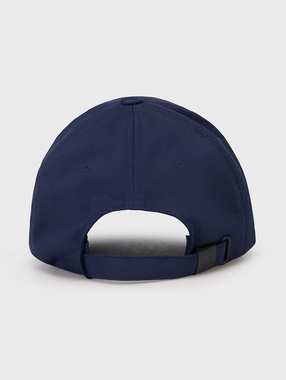 Baseball cap with contrast logo print - 2