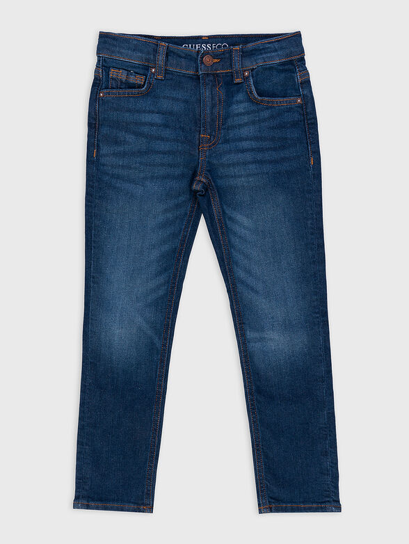 Skinny dark blue jeans - 1