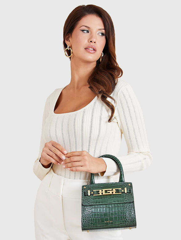 CRISTINA bag with croco texture - 2