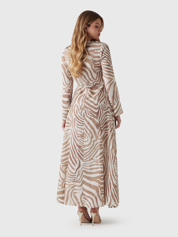 GISELLE long sleeved linen blend dress - 1