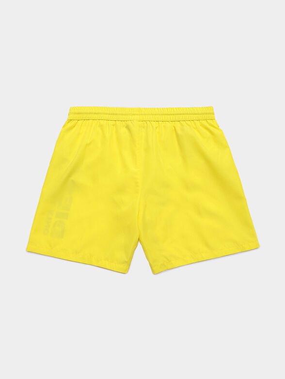 Swim shorts with camouflage logo - 2