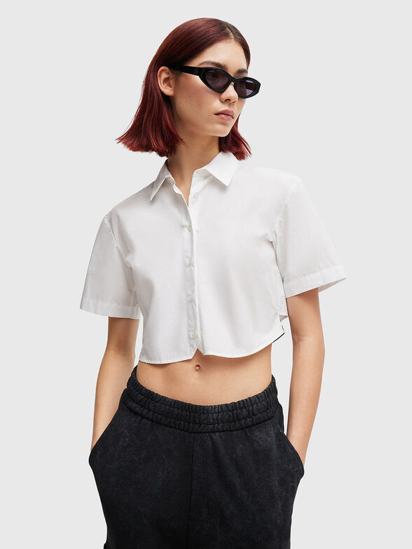 ENOVIA cropped shirt - 0