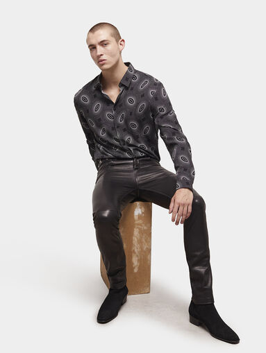 Shirt with monogram print - 5