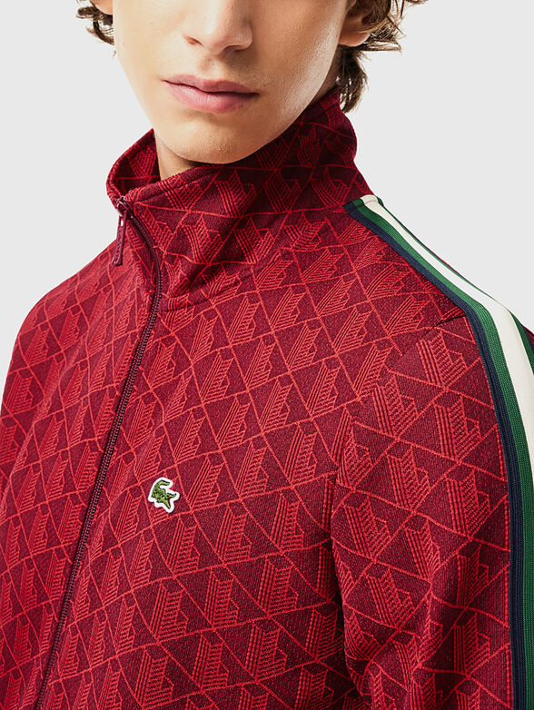 Sweatshirt with monogram print - 4