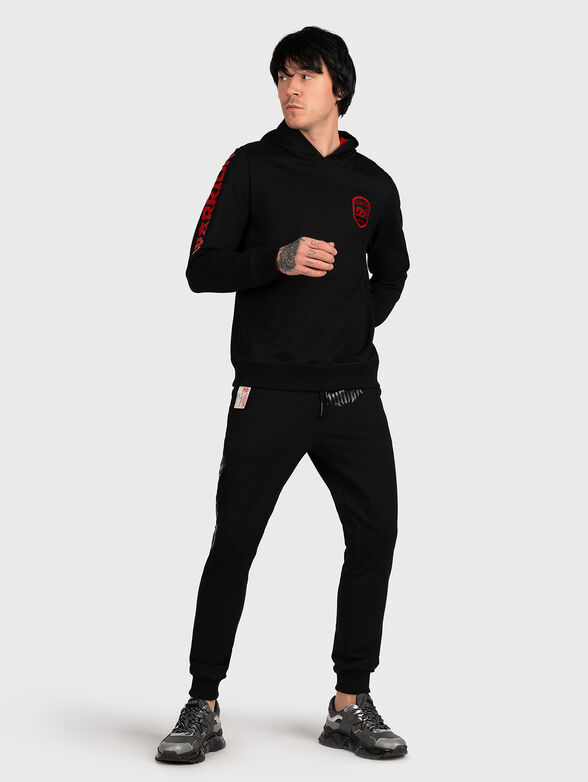 H011 hooded sweatshirt with print - 6