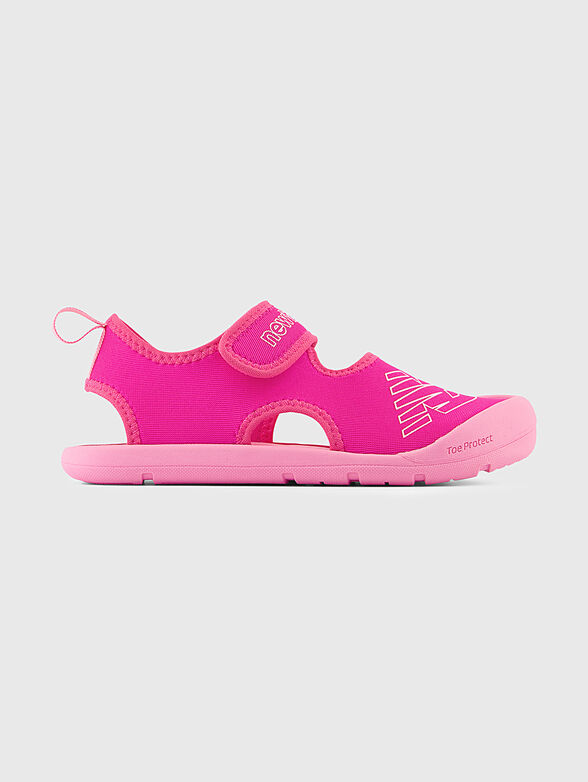CRSR pink sandals with logo accent - 0