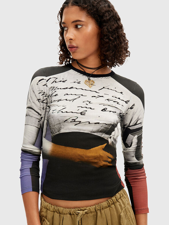 Blouse with print - 0