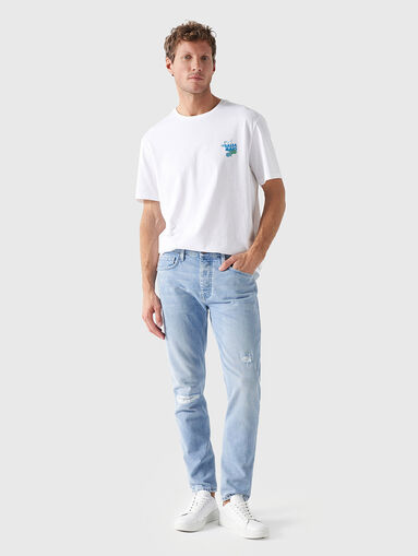 Slim jeans in blue  - 5