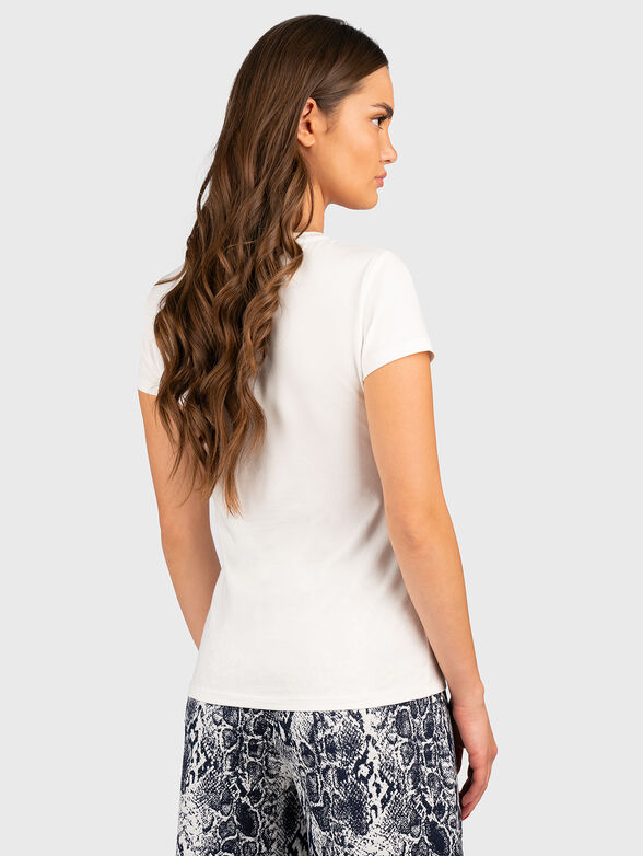 T-shirt with contrasting logo - 3
